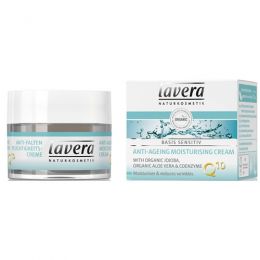 Crema hidratanta antirid cu coenzima Q10 Basis Sensitiv, 50 ml - LAVERA