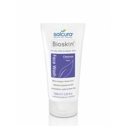 Gel de curățare a feței Bioskin, pt piele uscată, atopică, cu mâncărimi, Salcura, 150 ml