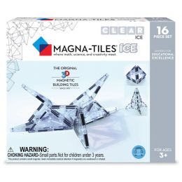 Magna-Tiles Ice Transparent 16 darabos építő szett 