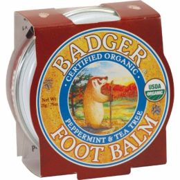 Mini balsam pentru picioare obosite, calcaie crapate, Foot Balm Badger, 21 g