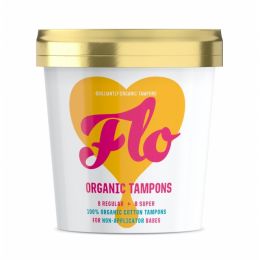 Pachet Super Combo cu 16  tampoane fara aplicator: Tampoane normale (8 buc) si super (8 buc), Flo